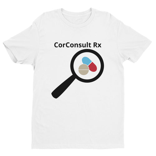 Fitted CorConsult Rx T-shirt